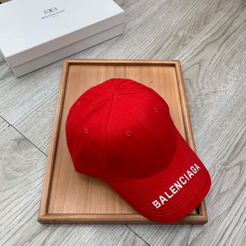 Balenciaga 529192310 Cap black white Classic Baseball Cap with Balenciaga embroidered logo B990030 - Default Title - View 1
