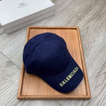 Balenciaga 529192310 Cap black white Classic Baseball Cap with Balenciaga embroidered logo B990033 - Default Title - View 1