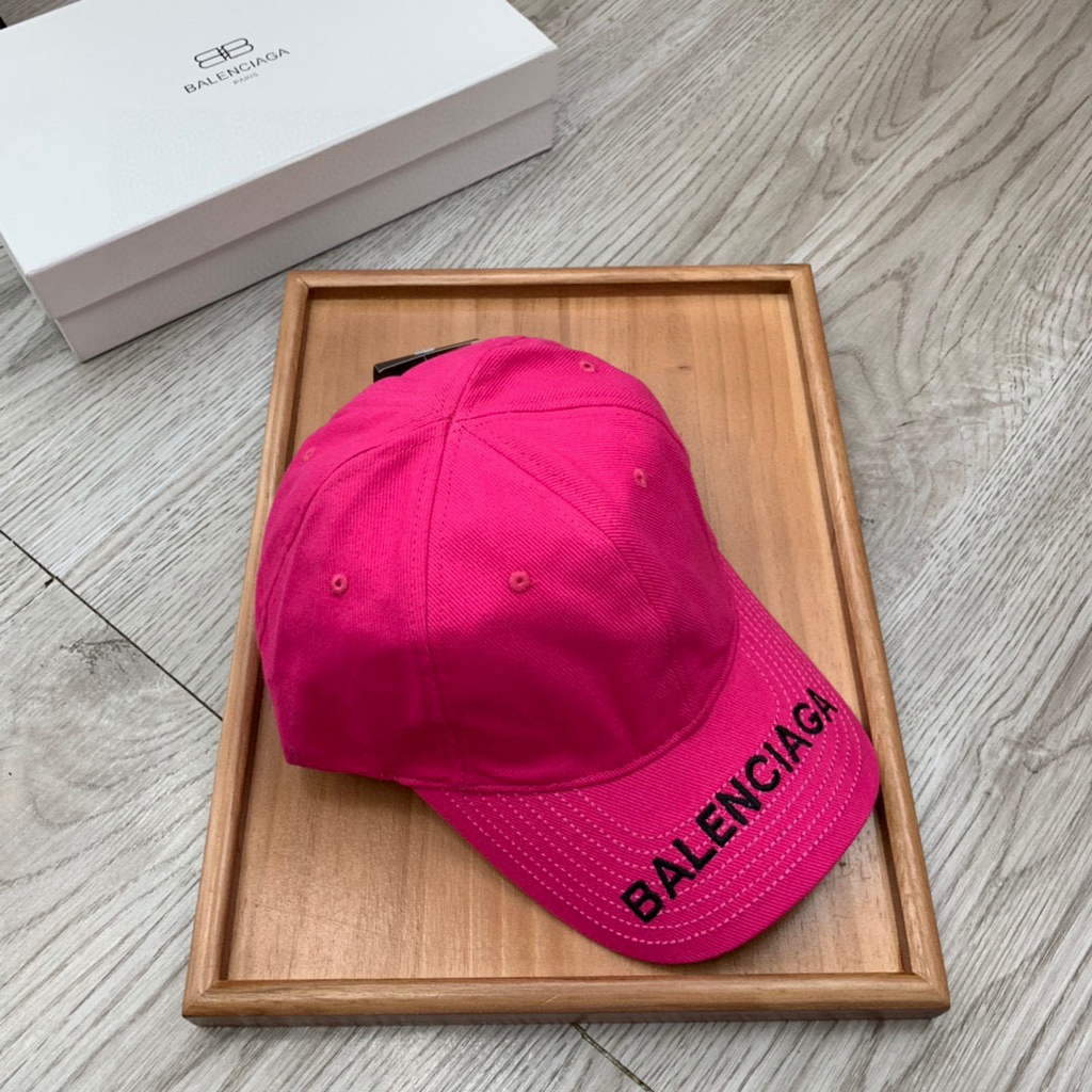 Balenciaga 529192310 Cap black white Classic Baseball Cap with Balenciaga embroidered logo B990035 - Default Title - View 1