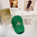 Balenciaga 529192310 Cap black white Classic Baseball Cap with Balenciaga embroidered logo B990041 - Default Title - View 1