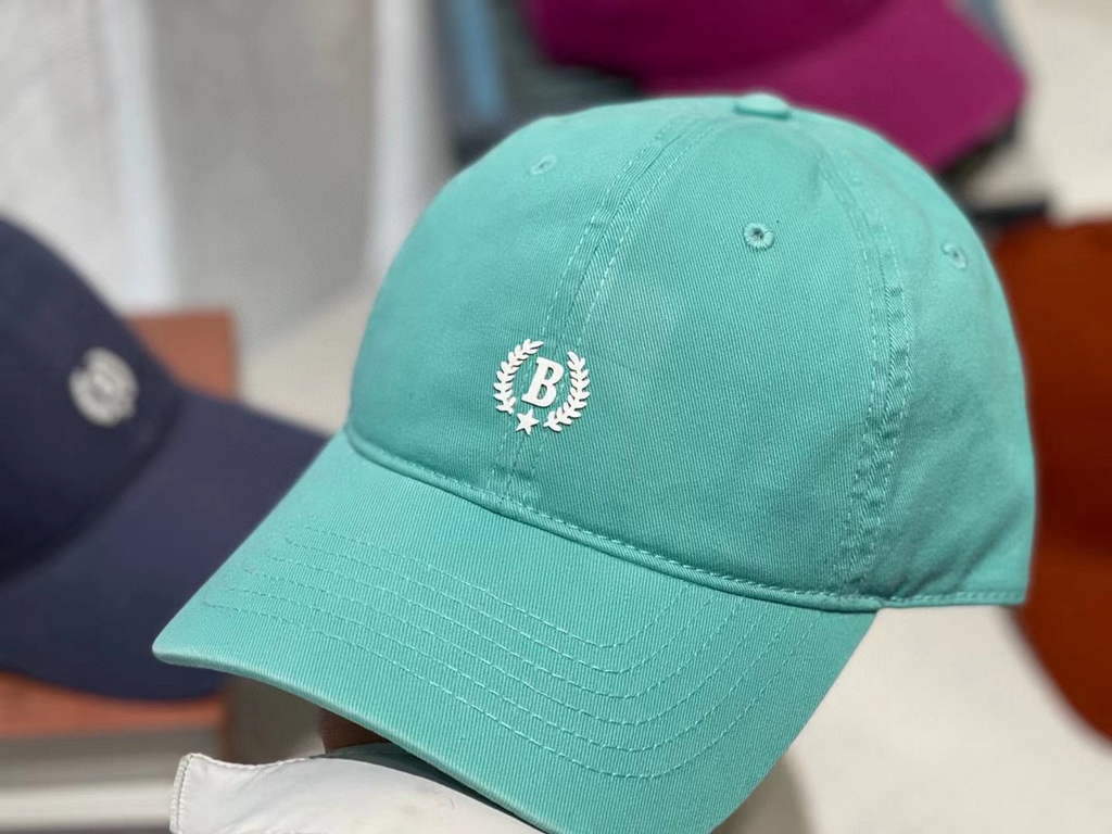 Balenciaga 529192310 Cap black white Classic Baseball Cap with Balenciaga embroidered logo B990046 - Default Title - View 1