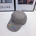 Balenciaga 529192310 Cap black white Classic Baseball Cap with Balenciaga embroidered logo B990057 - Default Title - View 1