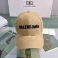 Balenciaga 529192310 Cap black white Classic Baseball Cap with Balenciaga embroidered logo B990060 - Default Title - View 1