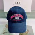 Balenciaga 529192310 Cap black white Classic Baseball Cap with Balenciaga embroidered logo B990061 - Default Title - View 1
