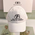 Balenciaga 529192310 Cap black white Classic Baseball Cap with Balenciaga embroidered logo B990064