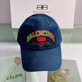Balenciaga 529192310 Cap black white Classic Baseball Cap with Balenciaga embroidered logo B990065 - Default Title - View 1