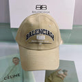 Balenciaga 529192310 Cap black white Classic Baseball Cap with Balenciaga embroidered logo B990068 - Default Title - View 1