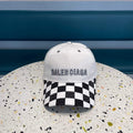 Balenciaga 529192310 Cap black white Classic Baseball Cap with Balenciaga embroidered logo B990072 - Default Title - View 1