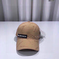 Balenciaga 529192310 Cap black white Classic Baseball Cap with Balenciaga embroidered logo B990075 - Default Title - View 1