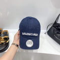 Balenciaga 529192310 Cap black white Classic Baseball Cap with Balenciaga embroidered logo B990076 - Default Title - View 1