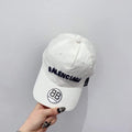 Balenciaga 529192310 Cap black white Classic Baseball Cap with Balenciaga embroidered logo B990077 - Default Title - View 1