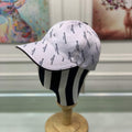 Balenciaga 529192310 Cap black white Classic Baseball Cap with Balenciaga embroidered logo B990082 - Default Title - View 1