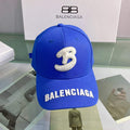 Balenciaga 529192310 Cap black white Classic Baseball Cap with Balenciaga embroidered logo B990083 - Default Title - View 1