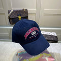 Balenciaga 529192310 Cap black white Classic Baseball Cap with Balenciaga embroidered logo B990092 - Default Title - View 1