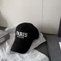 Balenciaga 529192310 Cap black white Classic Baseball Cap with Balenciaga embroidered logo B990100 - Default Title - View 1