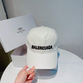 Balenciaga 529192310 Cap black white Classic Baseball Cap with Balenciaga embroidered logo B990102 - Default Title - View 1