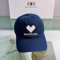 Balenciaga 529192310 Cap black white Classic Baseball Cap with Balenciaga embroidered logo B990113 - Default Title - View 1
