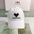 Balenciaga 529192310 Cap black white Classic Baseball Cap with Balenciaga embroidered logo B990116 - Default Title - View 1