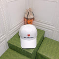 Balenciaga 529192310 Cap black white Classic Baseball Cap with Balenciaga embroidered logo B990123 - Default Title - View 1