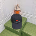 Balenciaga 529192310 Cap black white Classic Baseball Cap with Balenciaga embroidered logo B990124 - Default Title - View 1