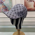 Balenciaga 529192310 Cap black white Classic Baseball Cap with Balenciaga embroidered logo B990126 - Default Title - View 1