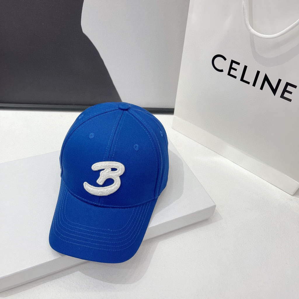 Balenciaga 529192310 Cap black white Classic Baseball Cap with Balenciaga embroidered logo B990132 - Default Title - View 1