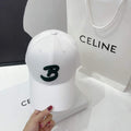 Balenciaga 529192310 Cap black white Classic Baseball Cap with Balenciaga embroidered logo B990133 - Default Title - View 1