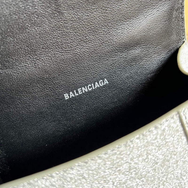 Balenciaga 592833 Flash drilling Hourglass XS Handbag Box Gray