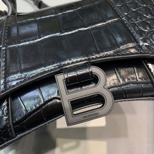Balenciaga 592833 Hourglass XS Top Handle Bag Black - Default Title - View 5