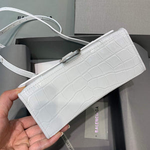 Balenciaga 592833 Hourglass XS Top Handle Bag White - Default Title - View 4
