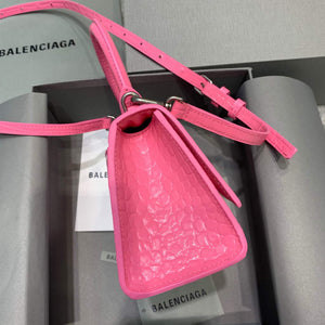 Balenciaga 592833 Hourglass XS Top Handle Bag Pink - Default Title - View 3