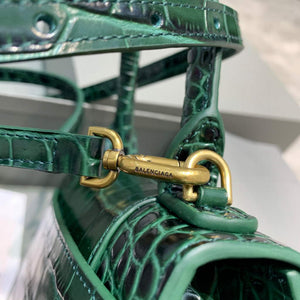 Balenciaga 592833 Hourglass XS Top Handle Bag Dark Green - Default Title - View 6