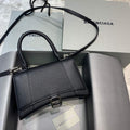 Balenciaga 593546 Hourglass Small Top Handle Bag Black - Default Title - View 1