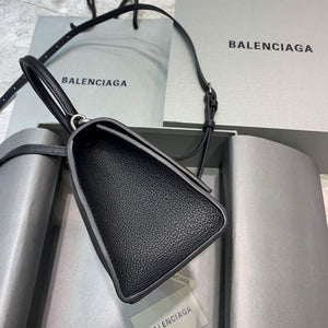 Balenciaga 593546 Hourglass Small Top Handle Bag Black - Default Title - View 3