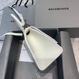 Balenciaga 593546 Hourglass Small Top Handle Bag White - Default Title - View 3