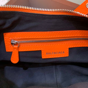 Balenciaga 67130723 Women's Le Cagole Small Shoulder Bag Arena lambskin In Orange - Default Title - View 7