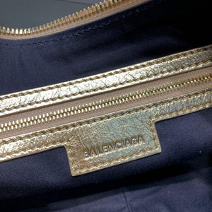 Balenciaga 67130723 Women's Le Cagole Small Shoulder Bag Arena lambskin In Gold - Default Title - View 7