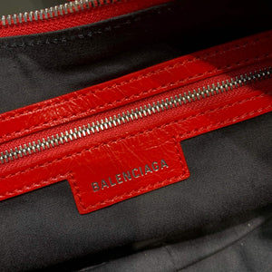 Balenciaga 67130723 Women's Le Cagole Small Shoulder Bag Arena lambskin In Red - Default Title - View 7