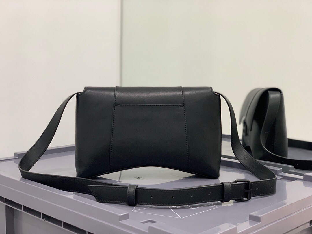 Balenciaga 671355 Women's Downtown XS Shoulder Bag Black buckle - Default Title - View 2