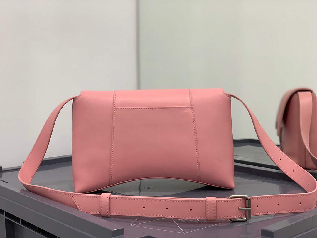 Balenciaga 671355 Women's Downtown XS Shoulder Bag Pink
