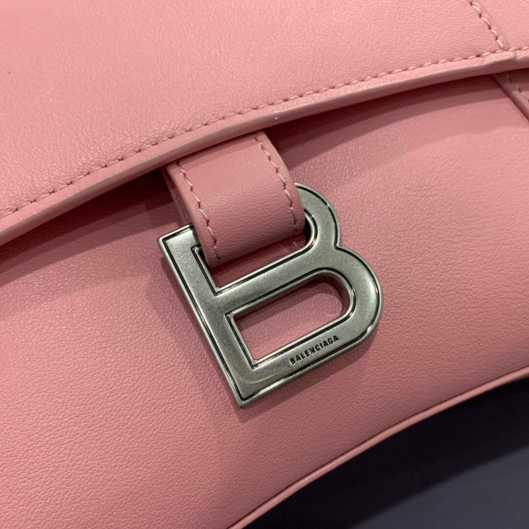 Balenciaga 671355 Women's Downtown XS Shoulder Bag Pink