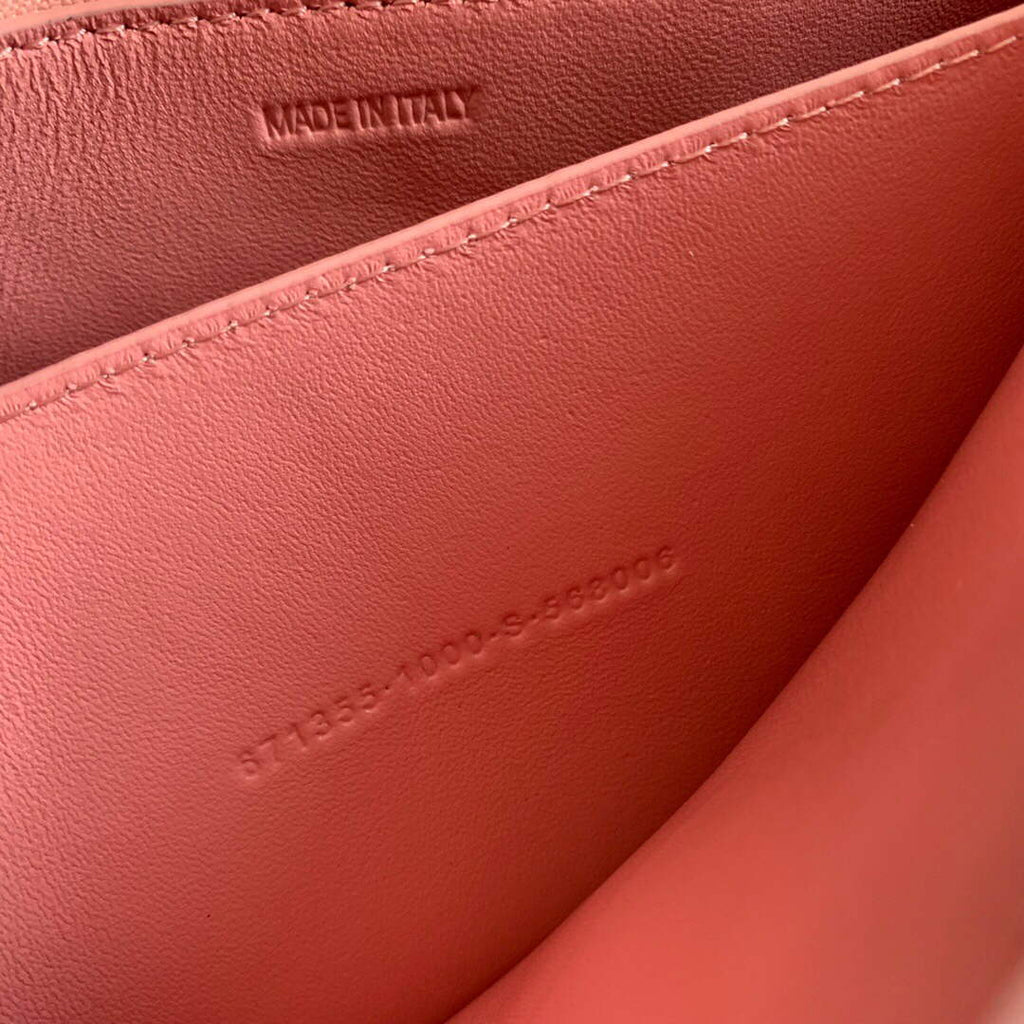 Balenciaga 671355 Women's Downtown XS Shoulder Bag Pink