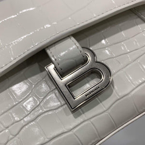 Balenciaga 671355 Women's Downtown XS Shoulder Bag Crocodile Embossed White - Default Title - View 5