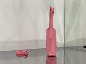Balenciaga 695589 Women's XX Small Hobo Bag Crocodile Embossed Pink - Default Title - View 3