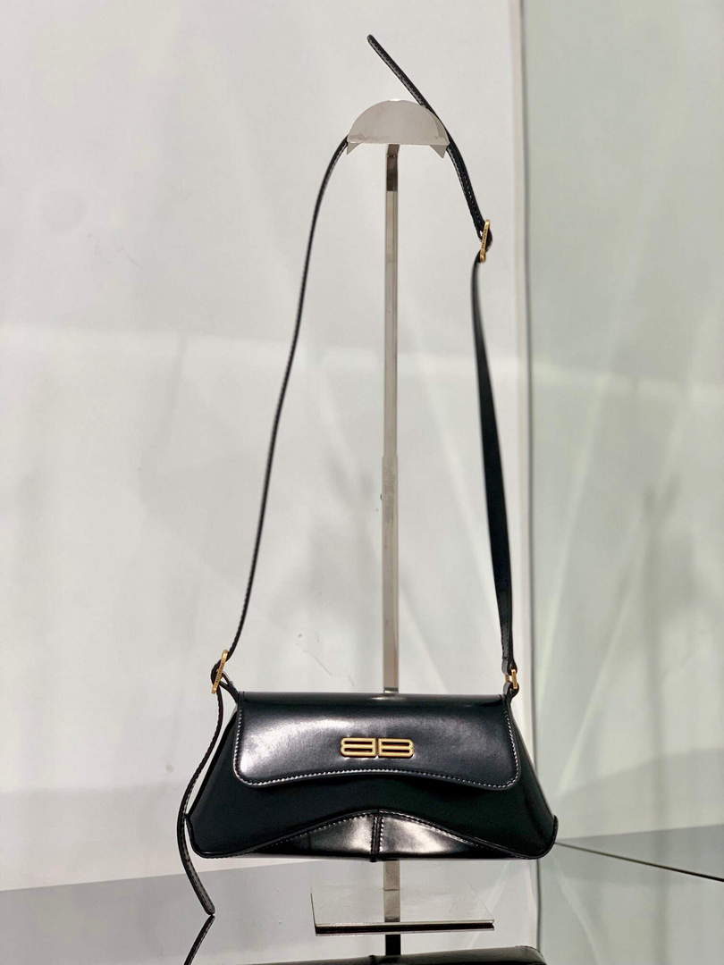 Balenciaga 695645 Women's XX Small Flap Bag Black
