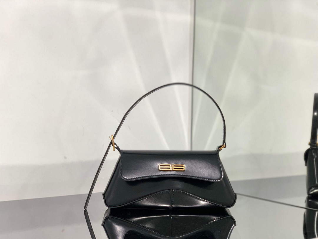Balenciaga 695645 Women's XX Small Flap Bag Black