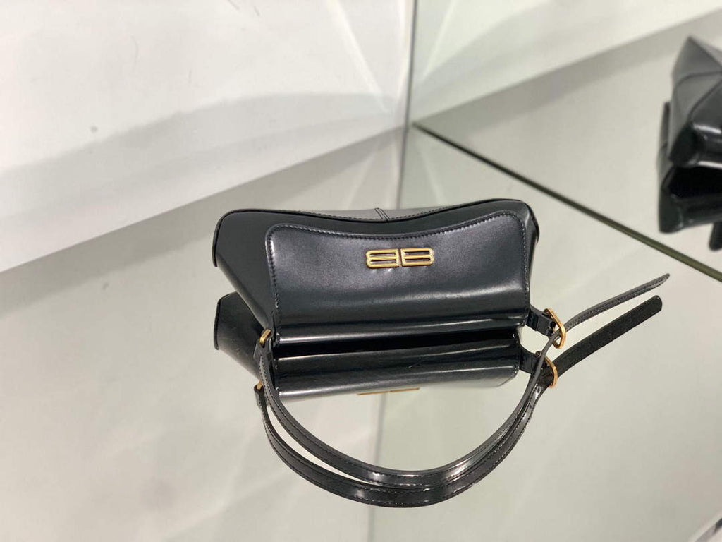 Balenciaga 695645 Women's XX Small Flap Bag Black