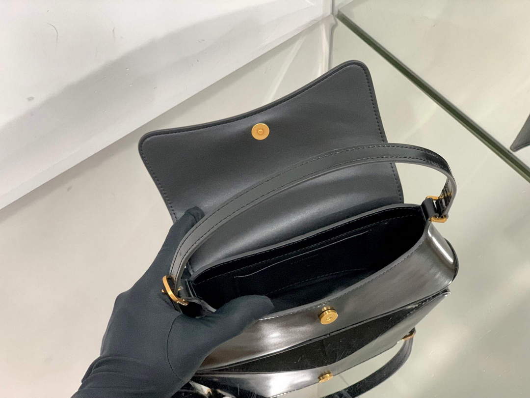 Balenciaga 695645 Women's XX Small Flap Bag Black