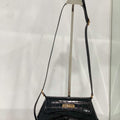 Balenciaga 695645 Women's XX Small Flap Bag Crocodile Embossed In Black - Default Title - View 1
