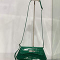 Balenciaga 695645 Women's XX Small Flap Bag Crocodile Embossed In Green - Default Title - View 1